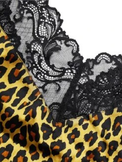 Seide Teddy BODYSHIRT PANTHERE Gold-schwarz Von Cadolle 11 Seide Teddy BODYSHIRT PANTHERE Gold-schwarz Von Cadolle -MAISON LEJABY Verkaufsgeschäft 4097e bodyshirt soie panthere leo print cadolle 4