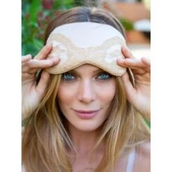 100% Seide Schlafmaske MARJOLIE No. 7 Marjolaine