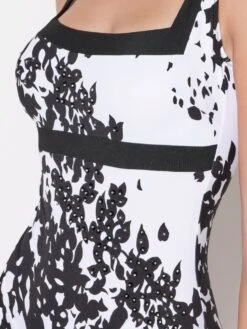 Badeanzug RAMAGE Weiß-schwarz Von Ritratti Mare -MAISON LEJABY Verkaufsgeschäft badeanzug schwarz weiss 72050 ritratti mare 2