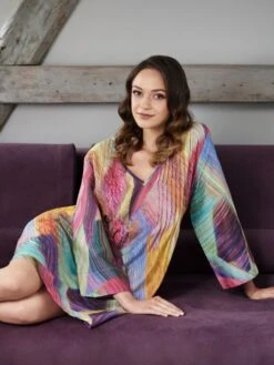 Baumwolle Batist Tunika JETTE Bunt Von Gattina -MAISON LEJABY Verkaufsgeschäft baumwolle tunika jette 391243 bunt gattina 3