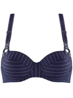 Balconette BH GLORIA STYLE Maritime Blue + Shocking Pink C-Cup Von Marlies Dekkers -MAISON LEJABY Verkaufsgeschäft bh blau pink 19790 gloria marlies dekkers