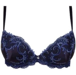 Gefütterter Seiden BH SPLENDEUR SOIE Von Lise Charmel -MAISON LEJABY Verkaufsgeschäft bh gefuettert seide acc8580b dunkelblau 5276 splendeur soie lise charmel 2 1