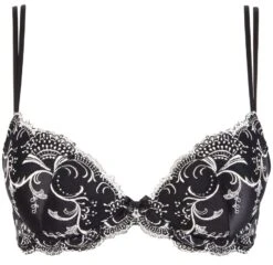 Gefütterter Seiden BH SPLENDEUR SOIE Von Lise Charmel -MAISON LEJABY Verkaufsgeschäft bh gefuettert seide acc8580b schwarz 8110 splendeur soie lise charmel 2 1