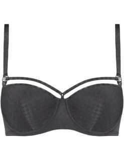 Balconette BH SPACE ODYSSEY STYLE Checkered Steel B Bis C Von Marlies Dekkers -MAISON LEJABY Verkaufsgeschäft bh grau kariert 19550 space odyssey marlies dekkers