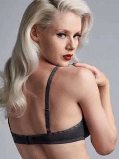 Balconette BH SPACE ODYSSEY STYLE Checkered Steel B Bis C Von Marlies Dekkers -MAISON LEJABY Verkaufsgeschäft bh grau kariert 19550 space odyssey marlies dekkers 4