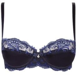 Seiden BH SPLENDEUR SOIE Von Lise Charmel -MAISON LEJABY Verkaufsgeschäft bh halbschale seide acc3080b dunkelblau 5276 splendeur soie lise charmel 2