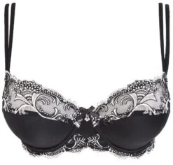 Seiden BH SPLENDEUR SOIE Von Lise Charmel -MAISON LEJABY Verkaufsgeschäft bh halbschale seide acc3080d schwarz 8110 splendeur soie lise charmel 2