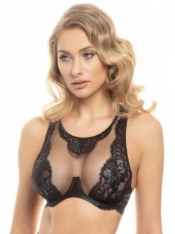 Spitze Fantasy BH Mit Strass MARLENE Von Prelude Milano -MAISON LEJABY Verkaufsgeschäft bh schwarz ys305 prelude 3