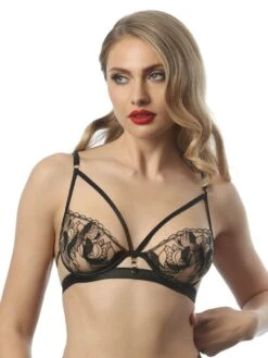 Bügel-BH BH RITA Schwarz Von Prelude Milano -MAISON LEJABY Verkaufsgeschäft bh schwarz ys314 prelude 5