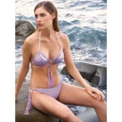 Triangel-Bikini LILLA Flieder Von Chiara Fiorini