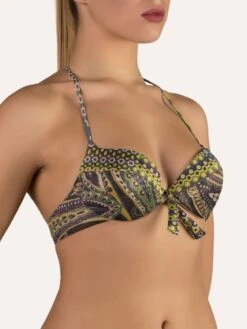 Push-Up Bikini METALLIC Grün-bunt Von Cotton Club Mare -MAISON LEJABY Verkaufsgeschäft bikini metallic cs5 cotton club
