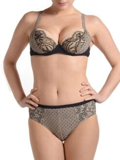 Push Up Bikini CORA Schwarz-nude Von Je Suis 7 Push Up Bikini CORA Schwarz-nude Von Je Suis -MAISON LEJABY Verkaufsgeschäft bikini nude schwarz je suis 2 1