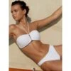 Bandeau-Bikini LYA SACHA 61 Weiß Von Pain De Sucre -MAISON LEJABY Verkaufsgeschäft bikini slip weiss lya sacha pain de sucre 7
