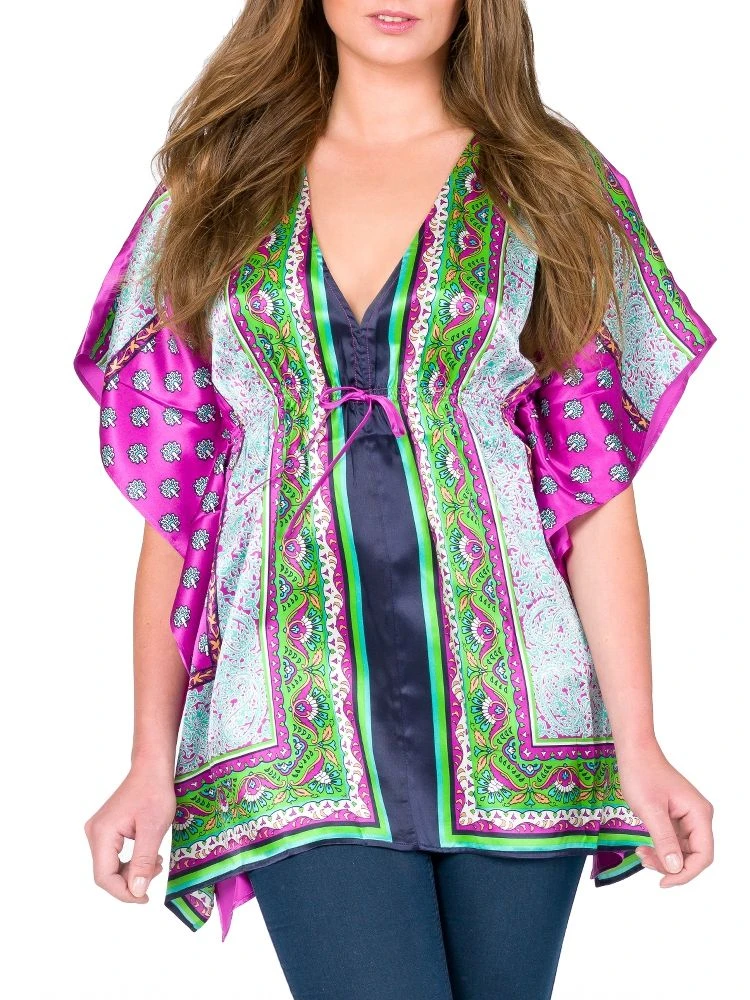 100% Seide Tunika EXOTIC Von Eva B. Bitzer 6 100% Seide Tunika EXOTIC Von Eva B. Bitzer – Bild 4