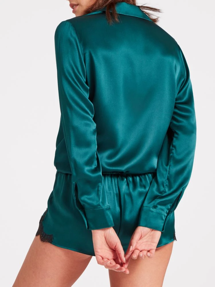 100% Seide Bluse TOI MON AMOUR Uni Farben Von Aubade 12 100% Seide Bluse TOI MON AMOUR Uni Farben Von Aubade – Bild 10