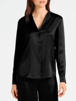 100% Seide Bluse TOI MON AMOUR Uni Farben Von Aubade 35 100% Seide Bluse TOI MON AMOUR Uni Farben Von Aubade -MAISON LEJABY Verkaufsgeschäft bluse schwarz seide toi mon amour qs44 noir aubade 2 6 1 1