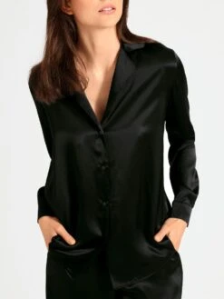 100% Seide Bluse TOI MON AMOUR Uni Farben Von Aubade 28 100% Seide Bluse TOI MON AMOUR Uni Farben Von Aubade -MAISON LEJABY Verkaufsgeschäft bluse schwarz seide toi mon amour qs44 noir aubade 3 1 1 1