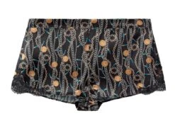 100% Seide Shorts TOI MON AMOUR Mit Print Von Aubade -MAISON LEJABY Verkaufsgeschäft boxer short schwarz gold seide toi mon amour qs61 tresor aubade