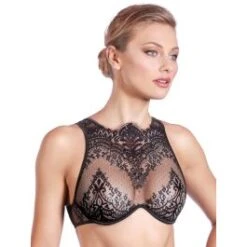 Fantasy Bra BLACK SWAN Spitze Von Prelude Milano