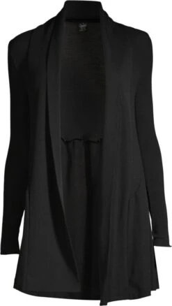 Merino Wolle-Seide CARDIGAN Strickjacke Von Oscalito 14 Merino Wolle-Seide CARDIGAN Strickjacke Von Oscalito -MAISON LEJABY Verkaufsgeschäft cardigan lang wolle seide schwarz 3463 oscalito 2 1