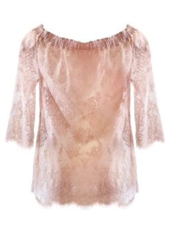 Spitze Carmen Shirt INESSA Von Escora -MAISON LEJABY Verkaufsgeschäft carmen shirt inessa rosa 9171 e251 701 escora 2 1