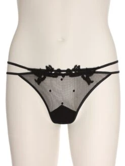 Ouvert String Tüll PEPPER Von RCrescentini Black Mirror -MAISON LEJABY Verkaufsgeschäft crescentini string pepper schwarz 750x1000 2