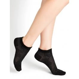 Damen Sneakersocken Blumenmuster Aus 74% Seide Von Bleuforêt 3 Damen Sneakersocken Blumenmuster Aus 74% Seide Von Bleuforêt