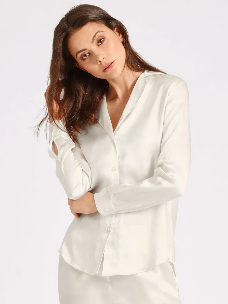 100% Seide Bluse TOI MON AMOUR Viele Farben Von Aubade 7 100% Seide Bluse TOI MON AMOUR Viele Farben Von Aubade – Bild 5