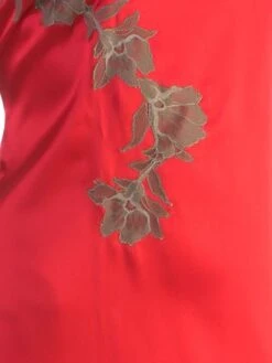 Seta Superior Stretchseide String ELETTO Von Cotton Club -MAISON LEJABY Verkaufsgeschäft farbfeld seide spitze rosso visone seta superior cotton club 2 4