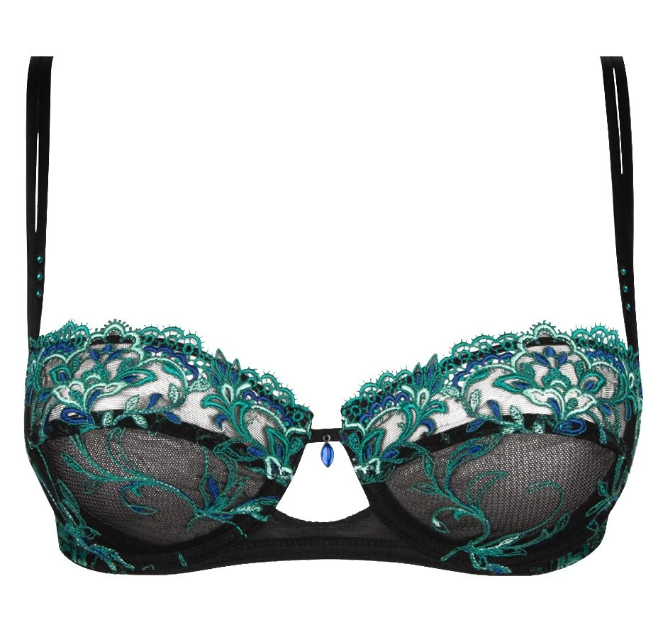 Halbschalen BH SECRETE EMERAUDE Aus Spitze Von Lise Charmel 5 Halbschalen BH SECRETE EMERAUDE Aus Spitze Von Lise Charmel – Bild 3