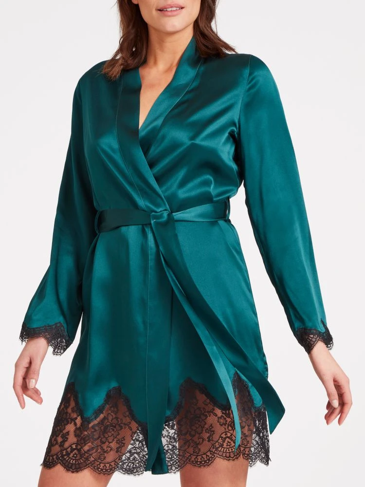 100% Seide Kimono TOI MON AMOUR Von Aubade 4 100% Seide Kimono TOI MON AMOUR Von Aubade – Bild 2