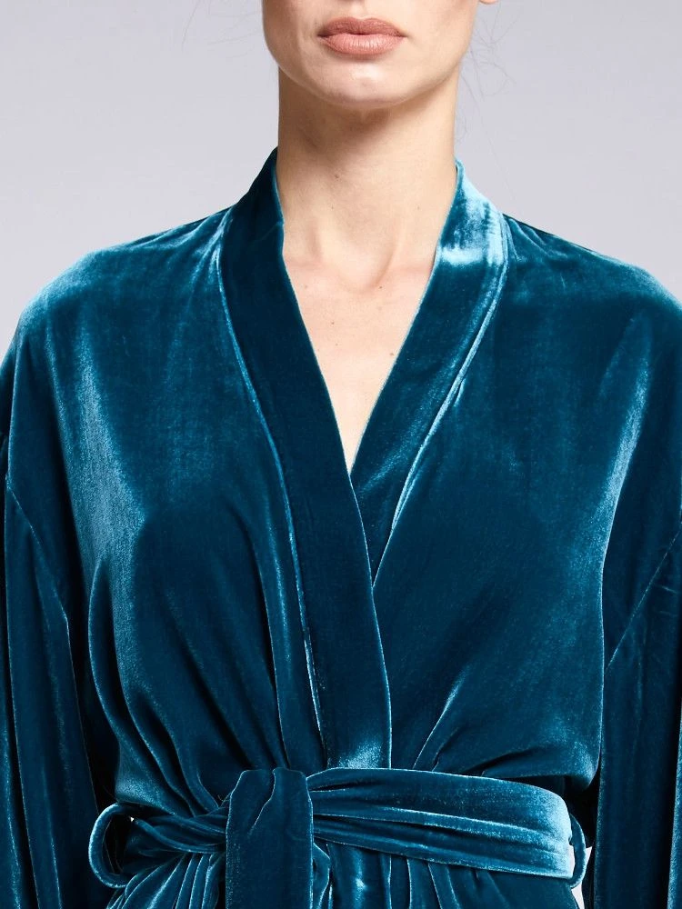 Seide-Viscose Samt Kimono DANY Von Vivis 11 Seide-Viscose Samt Kimono DANY Von Vivis – Bild 9