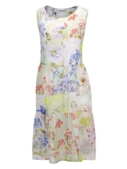 Strandkleid Batist PALERMO Blau-grün Von Eva B. Bitzer -MAISON LEJABY Verkaufsgeschäft kleid orchidee 12312589 eva b bitzer 1