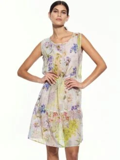 Strandkleid Batist PALERMO Blau-grün Von Eva B. Bitzer -MAISON LEJABY Verkaufsgeschäft kleid orchidee 12312589 eva b bitzer 2