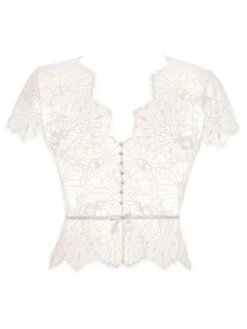 Spitze Kurzarm Top Von Prelude Milano -MAISON LEJABY Verkaufsgeschäft kurzarm top spitze yl277.seta 2 prelude milano 1