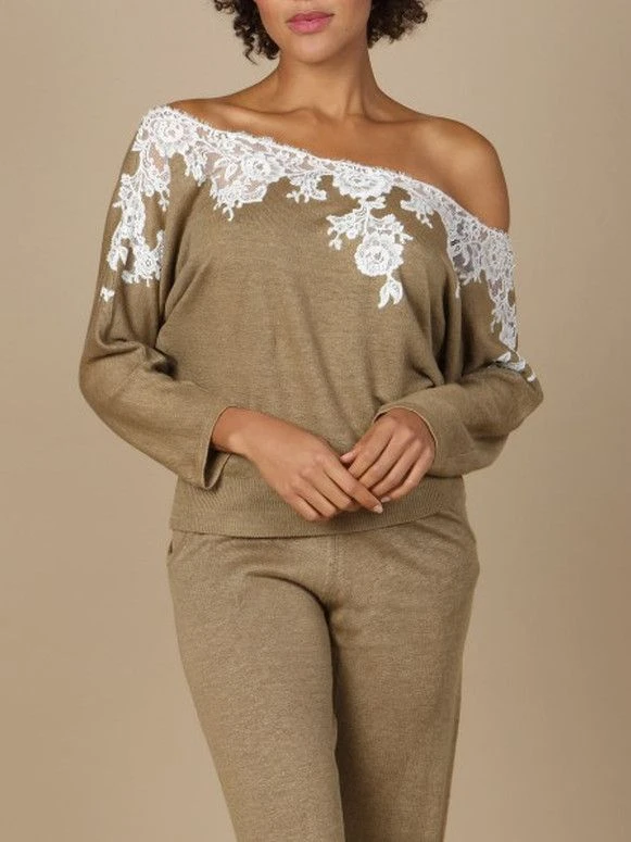 100% Leinen Pullover GLORIA No. 2 Spitze Von Marjolaine 7 100% Leinen Pullover GLORIA No. 2 Spitze Von Marjolaine – Bild 5