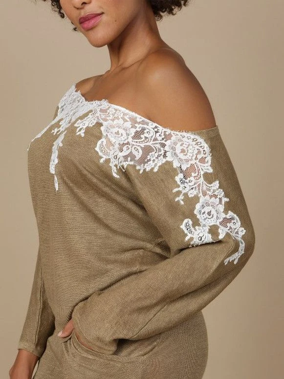 100% Leinen Pullover GLORIA No. 2 Spitze Von Marjolaine 6 100% Leinen Pullover GLORIA No. 2 Spitze Von Marjolaine – Bild 4