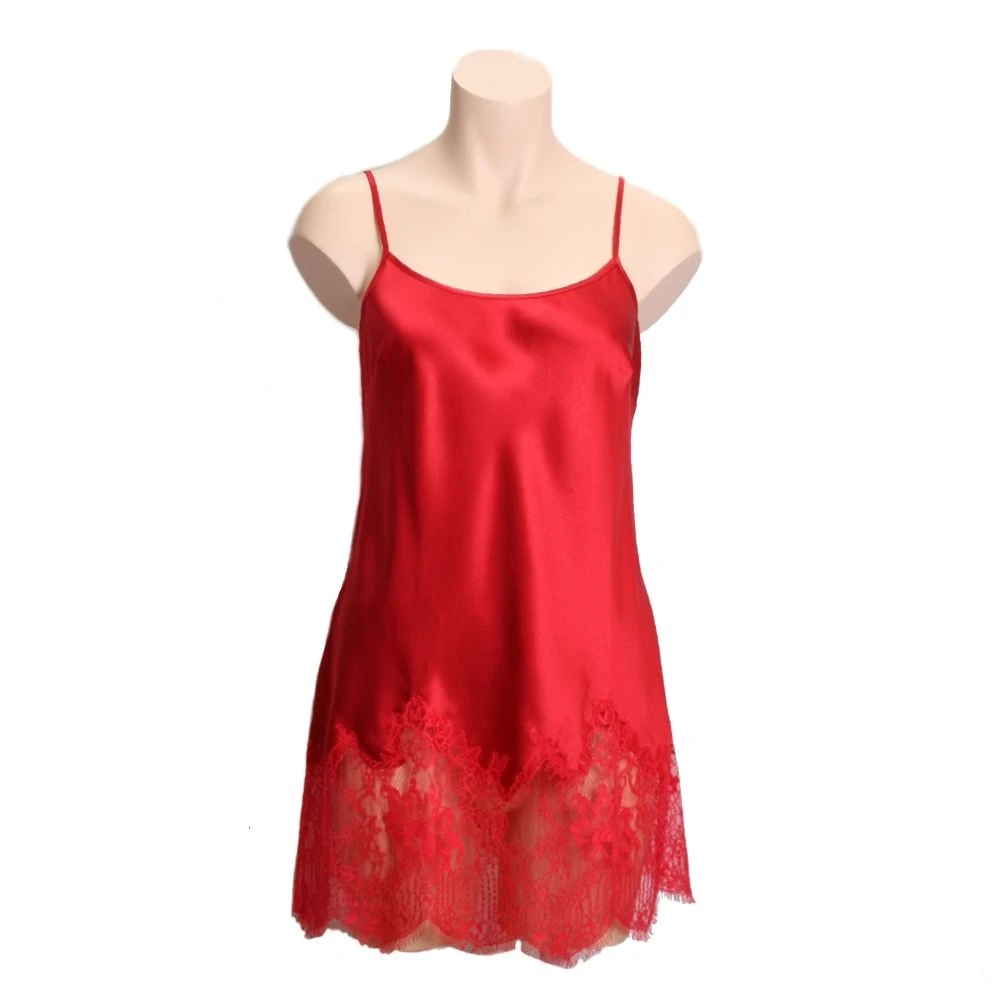 100% Seide Mini Combinette CHANTAGE Edle Spitze Von Marjolaine 6 100% Seide Mini Combinette CHANTAGE Edle Spitze Von Marjolaine – Bild 4