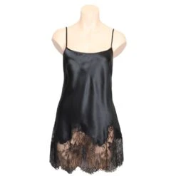 100% Seide Mini Combinette CHANTAGE Kurz Mit Spitze Von Marjolaine 15 100% Seide Mini Combinette CHANTAGE Kurz Mit Spitze Von Marjolaine -MAISON LEJABY Verkaufsgeschäft mini combinette chantage 301 schwarz marjolaine 1 1