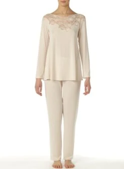 Pyjama CLOE Puder Aus Modal Von Imec -MAISON LEJABY Verkaufsgeschäft modal pyjama 70573 cloe creme imec 2