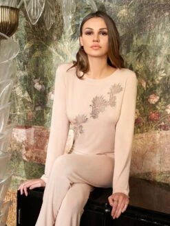 Pyjama GISELLE Rosa Aus Modal Von Imec -MAISON LEJABY Verkaufsgeschäft modal pyjama gisele 71671 rosa imec