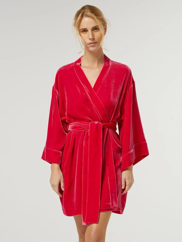 Seide-Viscose Samt Kimono DANY Von Vivis 8 Seide-Viscose Samt Kimono DANY Von Vivis – Bild 6