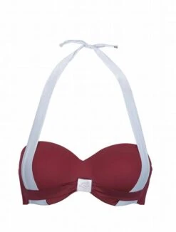 Neckholder Bikini SAILOR Rot Von Luna 9 Neckholder Bikini SAILOR Rot Von Luna -MAISON LEJABY Verkaufsgeschäft neckholder bikini oberteil sailor rot luna swimwear