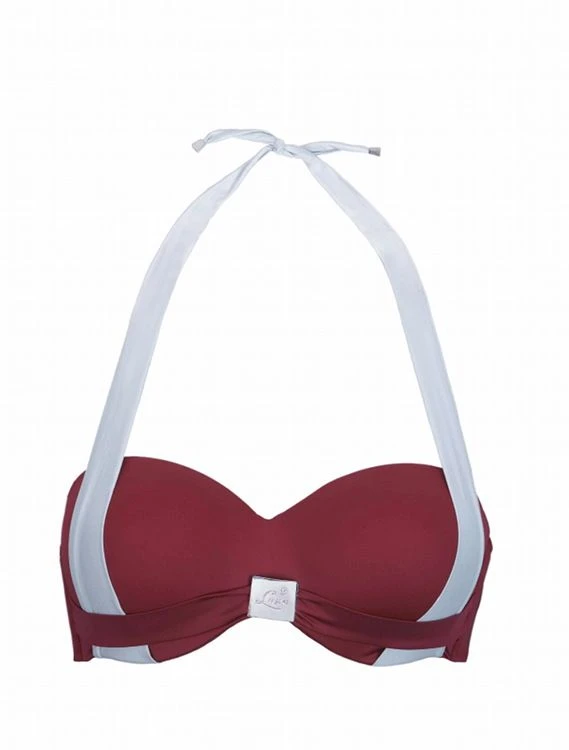 Neckholder Bikini SAILOR Rot Von Luna 5 Neckholder Bikini SAILOR Rot Von Luna – Bild 3