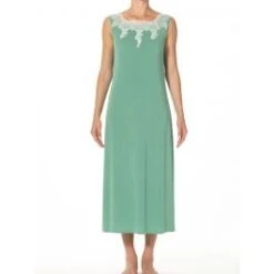 Neglige Lang DANIELA Schilfgrün Aus Modal Von Imec