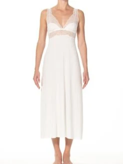 Neglige Lang BEATRICE Sahneweiß Aus Modal Von Imec -MAISON LEJABY Verkaufsgeschäft neglige lang modal panna beatrice 72190 imec 1