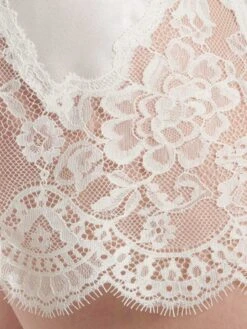 100% Seide Negligé SOIE D´AMOUR Kurz Von Aubade -MAISON LEJABY Verkaufsgeschäft negligee seide perlmut ms40 soie d amour aubade 5 3 1 1