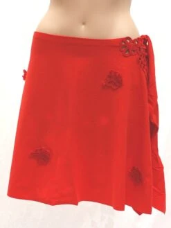 Makramee Pareo CHAINE Von Nicole Olivier 12 Makramee Pareo CHAINE Von Nicole Olivier -MAISON LEJABY Verkaufsgeschäft pareo chaine rot nicole olivier 2 1