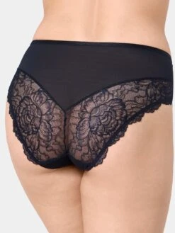 Hoher Slip Mit Spitze PEONY FLORALE Maxi By Triumph -MAISON LEJABY Verkaufsgeschäft peony florale hoher slip 10181758 schwarz triumph 2 1