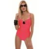 Bügel-Badeanzug ADDICTION Von Rebecca -MAISON LEJABY Verkaufsgeschäft rebecca badeanzug buegel rot addiction 2